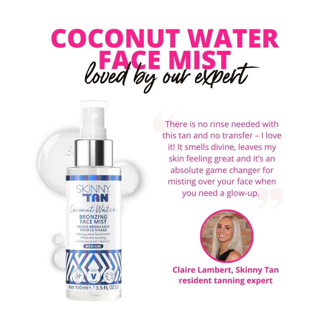 4 for $9.99 | Coconut Water Face Bronzing Mist 100ml