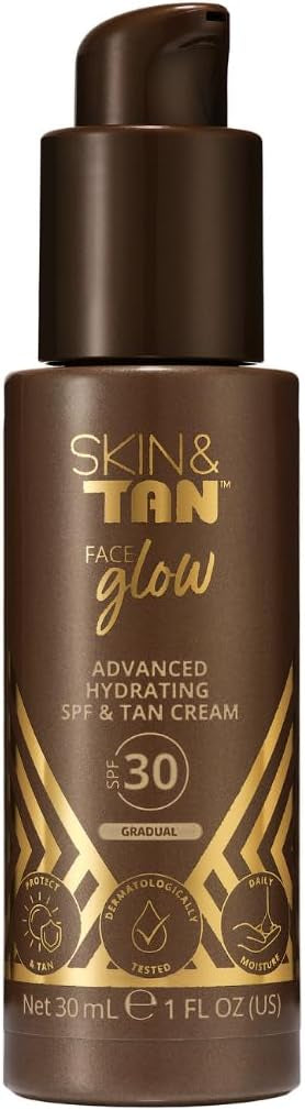 Face Glow Advanced Hydrating SPF & Tan Cream 30ml