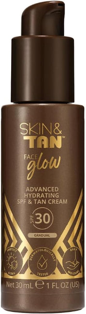 Face Glow Advanced Hydrating SPF & Tan Cream 30ml