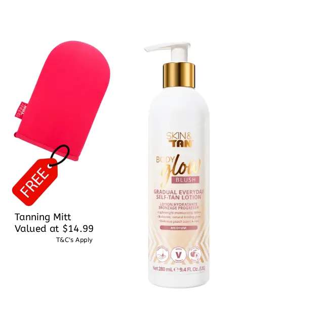 Body Glow Blush Lotion Medium 280ml