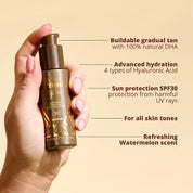 Face Glow Advanced Hydrating SPF & Tan Cream 30ml