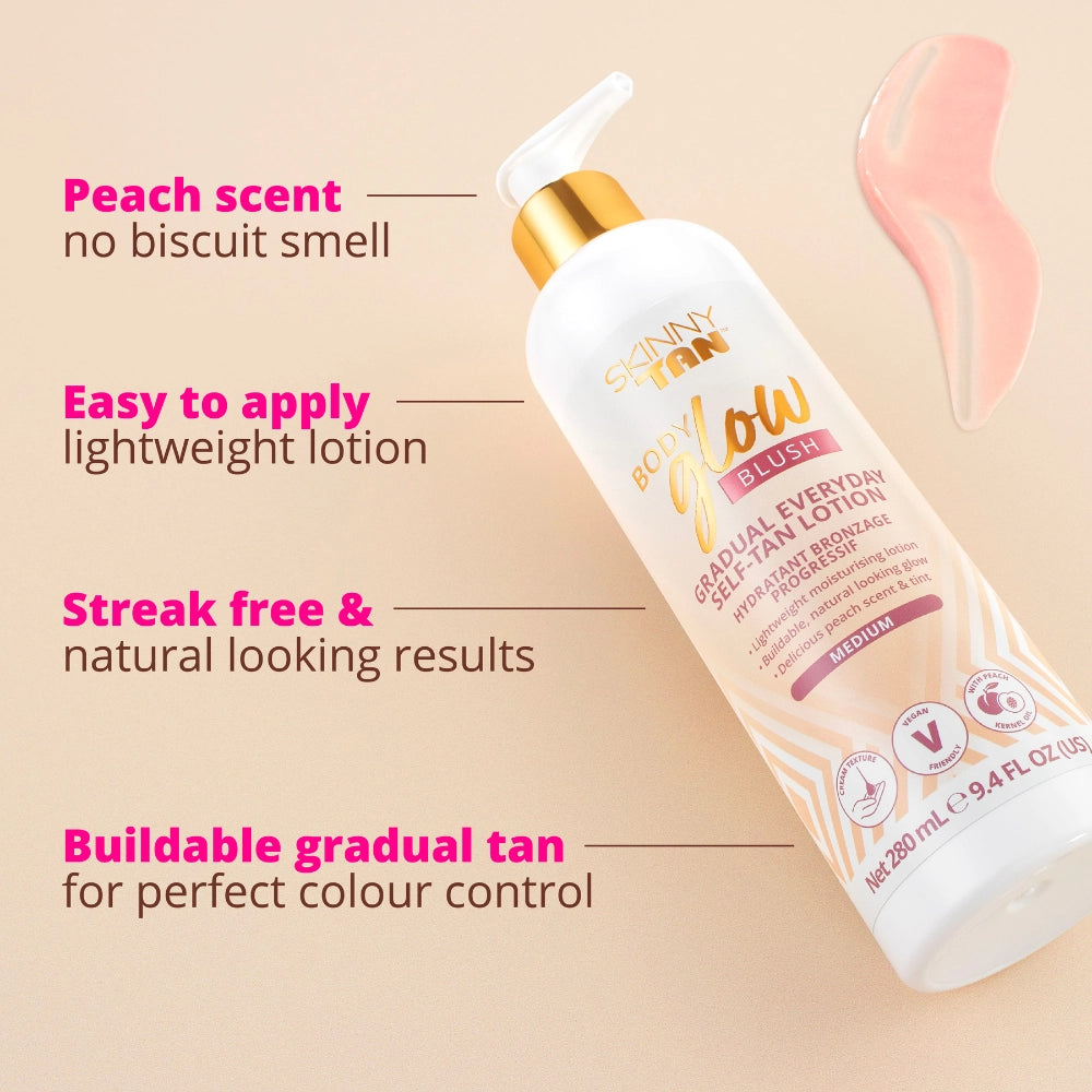 Body Glow Blush Lotion Medium 280ml