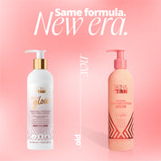 Skinny Tan and Skin & Tan Body Glow Gradual Tanner packaging