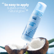 Self-Tanning Mousse with coconut scent and easy-application formula